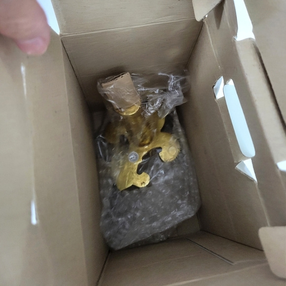 FLUR DE  LIS Gold Curtain Scarf Holdbacks - Picture 7 of 7